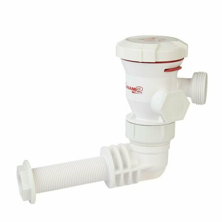 ATTWOOD MARINE Attwood Tsunami Mk2 T500 Aerator, 12V, 90-Degree Inlet 5644-4